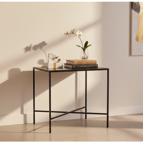 SKD-81 KONSOLA LOFT INDUSTRIALNA STAL CZARNA STAL NIERDZEWNA INOX